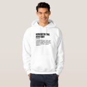 Officeユーモア – 管理アシスタントの定義 パーカ (正面フル)