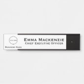 Officeロゴビジネスぶら下がったのドアの署名名プレート サインプレート (正面)