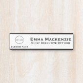 Officeロゴビジネスぶら下がったのドアの署名名プレート サインプレート (正面)