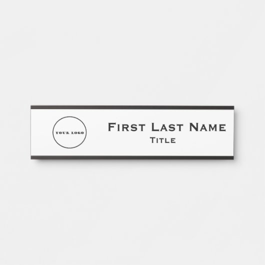 Officeロゴビジネスぶら下がったのドアの署名名プレート サインプレート (正面)