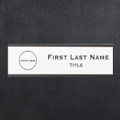 Officeロゴビジネスぶら下がったのドアの署名名プレート サインプレート