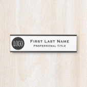 Officeロゴビジネスぶら下がったのドアの署名名プレート サインプレート (正面)