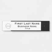 Officeロゴビジネスぶら下がったのドアの署名名プレート サインプレート (正面)