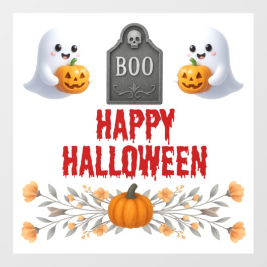 Office不気味ハローウィンパーティ ウィンドウサイン (シート)