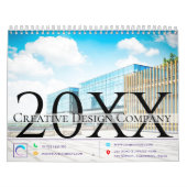 Office企業のエレガント数々の写真年20XX カレンダー (カバー)