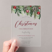 Office企業のパーティーお祝い アクリル招待状 (インサイチュ (ポータブル))