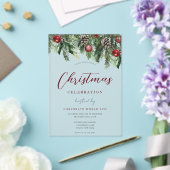 Office企業のパーティーお祝い アクリル招待状 (インサイチュ (ウェディング))