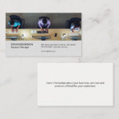 Office宇宙 |従業員の作業状況 名刺 (正面/裏面)