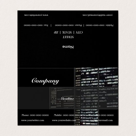 Office建物 名刺 (外部フラット)