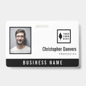 Office従業員のロゴの追加を消去 バッジ (正面)