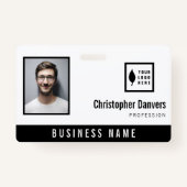 Office従業員のロゴの追加を消去 バッジ (正面)