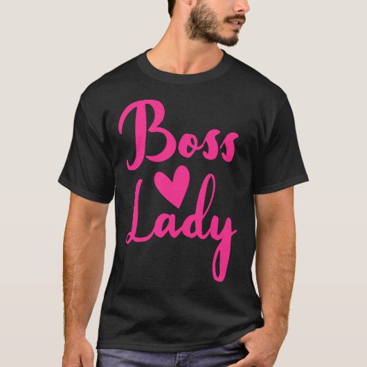 Office従業員ボスDay女性ボスCEOマネージャー Tシャツ (正面)