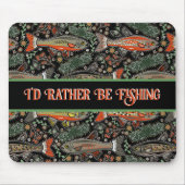 Office素朴 Decorの方が魚釣り マウスパッド (正面)