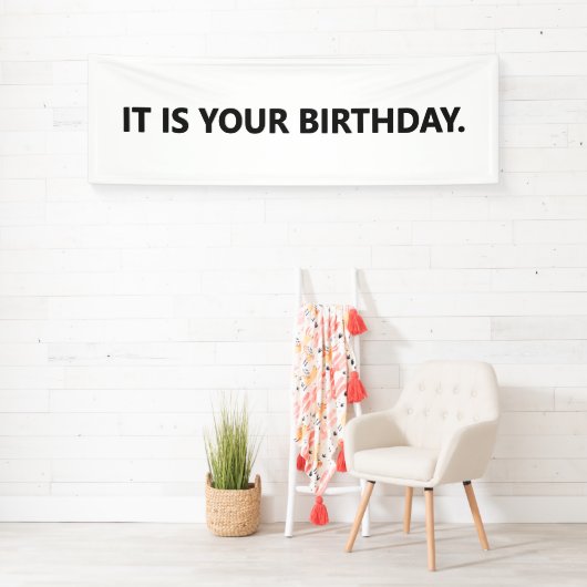 Office誕生日バナーあなたの誕生日 横断幕 (インサイチュ)