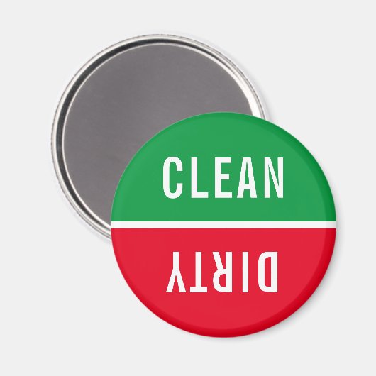 Office食洗機Noticeクリーン&ダーティマグネット マグネット (正面/裏面)