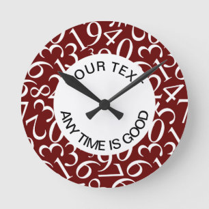Office おもしろい Wall Clocks Work Time Umous ラウンド壁時計