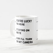 Office おもしろい Workplace Employee Co-worker引用文 コーヒーマグカップ (正面左)