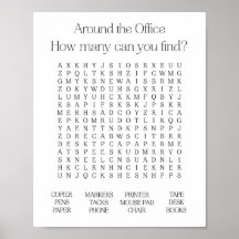 Office のまわりに Word検索ポスター