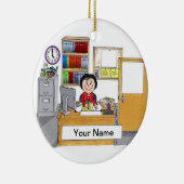 Office – 女性 セラミックオーナメント (右)