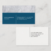 Office Accountant大理石トリム 名刺 (正面/裏面)