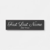 Office Black用Office Doorシンボルや象徴のドアサイン サインプレート (正面)