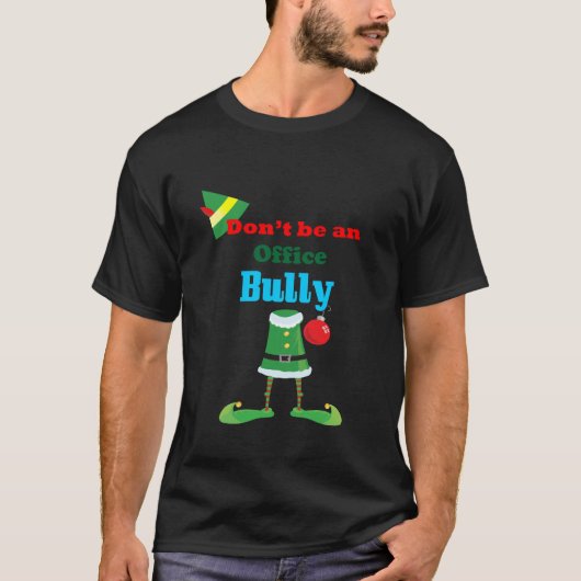 Office Bullyのクリスマス小妖精や小人Tシャツでない Tシャツ (正面)
