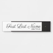 Office Businessのぶら下がったドアサイン名プレート サインプレート (正面)