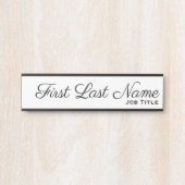 Office Businessのぶら下がったドアサイン名プレート サインプレート (正面)