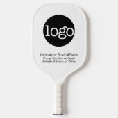 Office Businessの基本ロゴと文字で色を編集できる ピックルボールラケット (裏面)