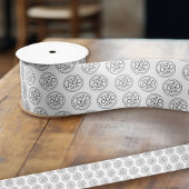 Office Businessの基本ロゴ(情報連絡付き) サテンリボン