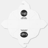 Office Businessロゴの基本文字を白で編集可能 フェイバーボックス (見開き)