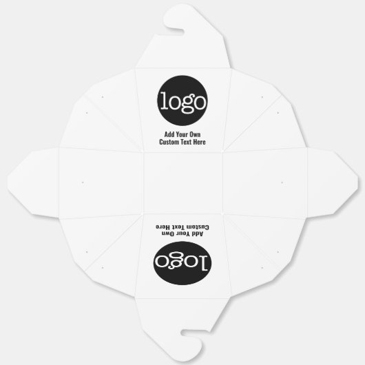 Office Businessロゴの基本文字を白で編集可能 フェイバーボックス (見開き)