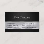 Office Business People World Globeサンキューカード 名刺 (裏面)