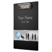 Office Business People World Globe – クリップボード (左)