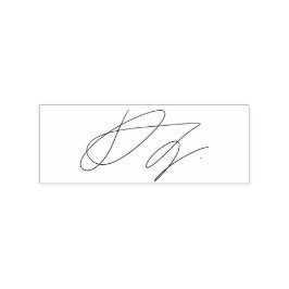 Office Business Signによる署名のチェック ラバースタンプ