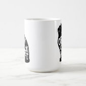 Office Cat Snack Department Workplace Humor コーヒーマグカップ (中央)