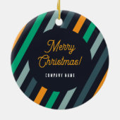 Office Christmas Tree - 財務マネージャー セラミックオーナメント (裏面)