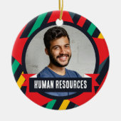 Office Christmas Tree - Human Resources セラミックオーナメント (正面)