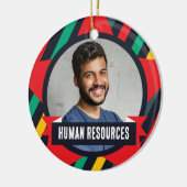 Office Christmas Tree - Human Resources セラミックオーナメント (左)