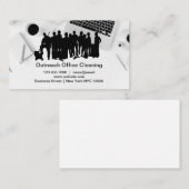 Office Cleaning Services名刺 名刺 (正面/裏面)