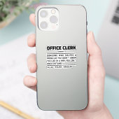 Office Clerk名詞プロフェッショナル管理アシスタント シール (スマートフォン)