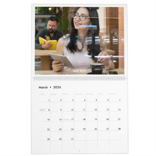 Office /Company Calendar カレンダー (3月 2026)
