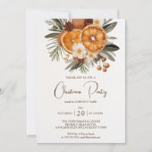 Office Company Christmas Holiday Partyへの招待 招待状 (正面)