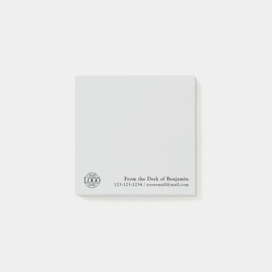 Office Custom Modern Simple Logo From the Desk of ポストイット (正面)