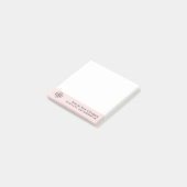Office Custom Modern Simple Logo From the Desk of ポストイット (アングル)