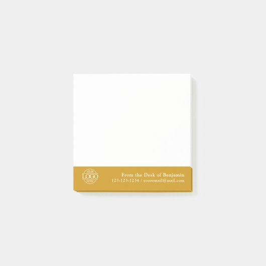 Office Custom Modern Simple Logo From the Desk of ポストイット (正面)