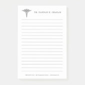 Office Customizable Lined博士の ポストイット (正面)