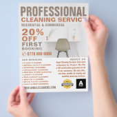 Office Desk, Cleaning Service 広告's チラシ (手)