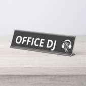 Office DJ名プレート デスクネームプレート (正面)