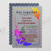 Office GetTogether招待状 招待状 (正面/裏面)